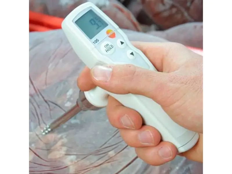 Food thermometer with freezer probe testo 105