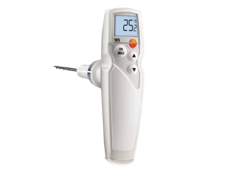 Food thermometer with freezer probe testo 105