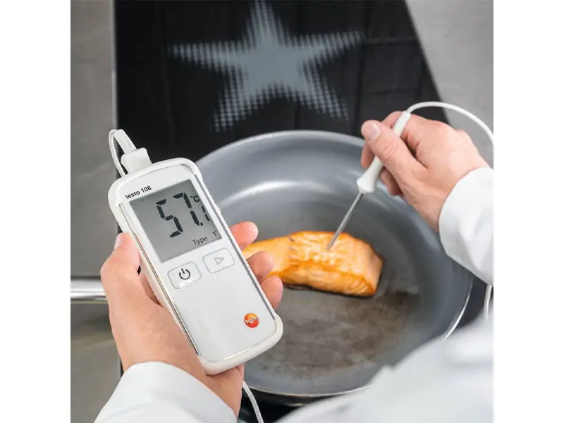 testo 108 digital food thermometer with probe