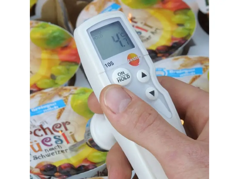 Thermomètre alimentaire avec sonde standard testo 105