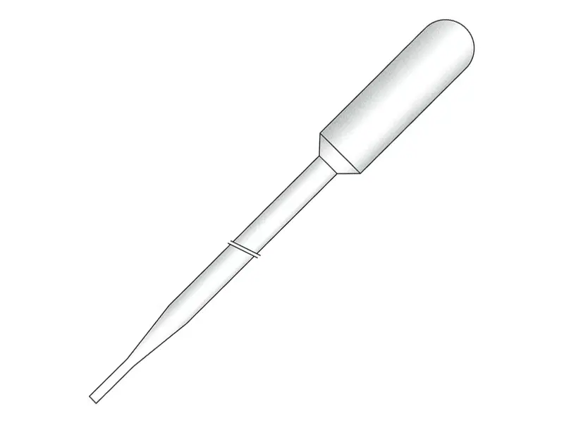 Pipettes Pasteur non stériles de 300 mm, volume de remplissage 10,7 ml