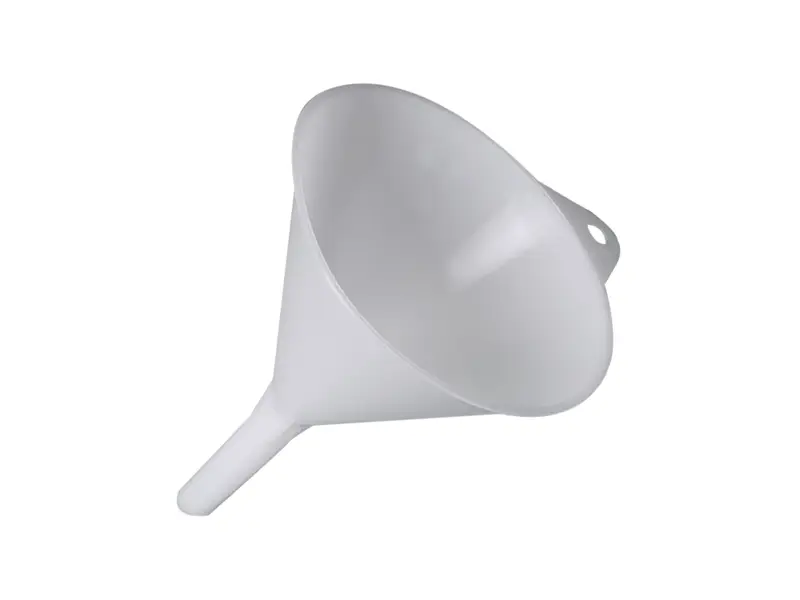 Entonnoir Bürkle avec œillet de suspension PE ø60 mm - ø8 mm blanc