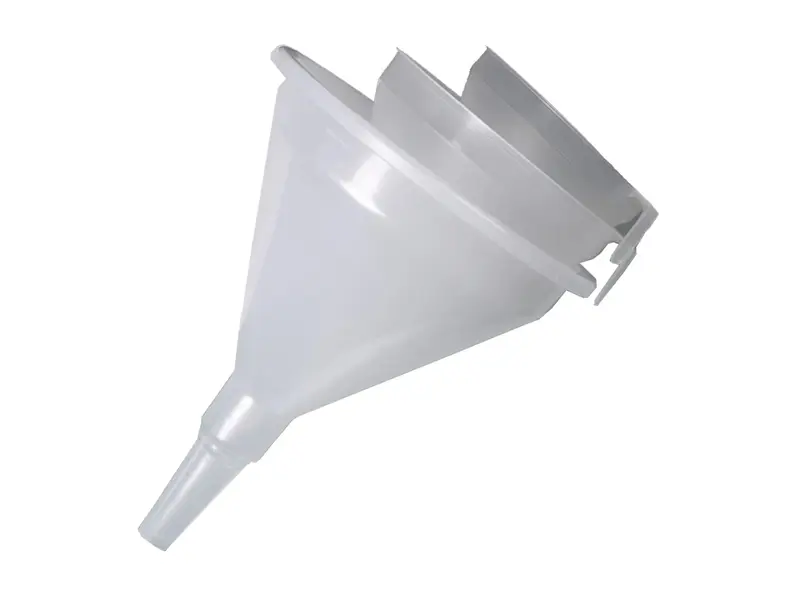 Entonnoir en PE transparent ø360 mm avec bec verseur ø31 mm