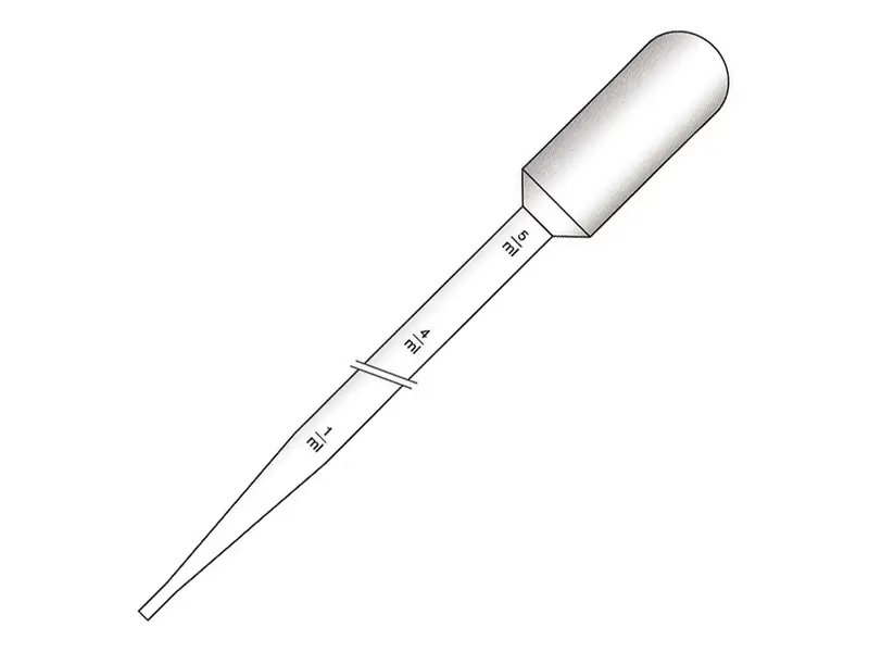 Pipettes Pasteur stériles 217 mm, volume de remplissage 6,2 ml, graduation 1 ml
