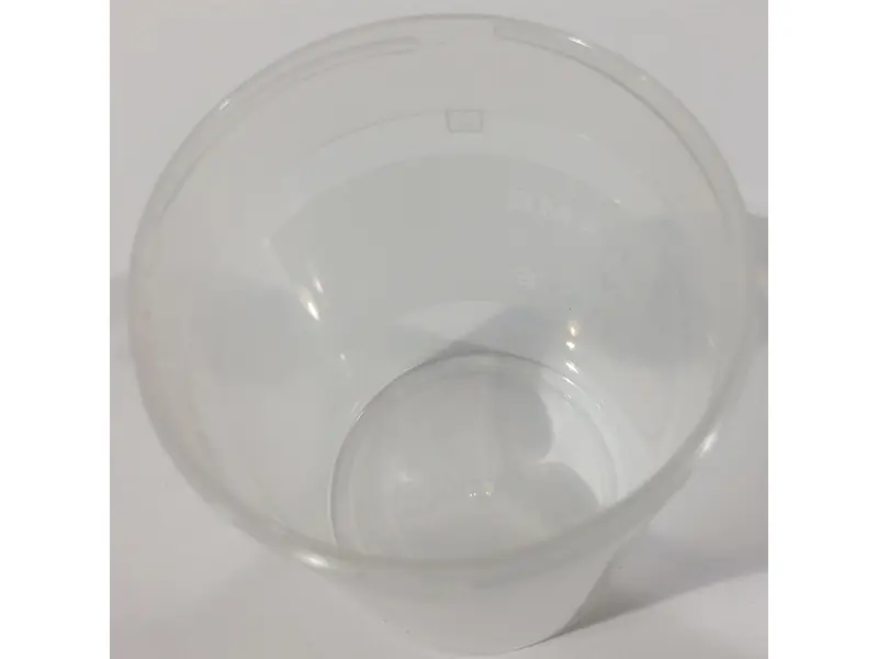 Pot d'échantillon en PP transparent avec bouchon à vis, 150 ml