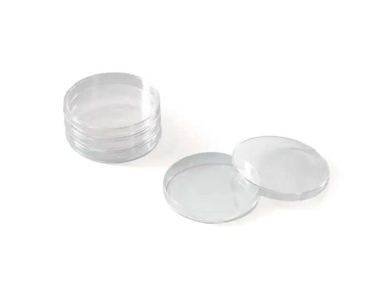 Petri dishes without aeration lugs PS Ø90x16 mm