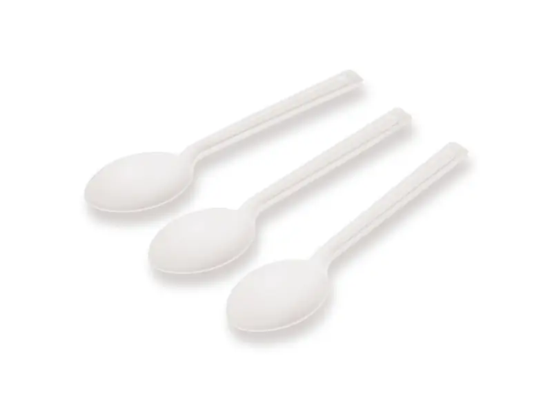 Cuillère échantillon stérile en PE 170 mm 10 ml blanche