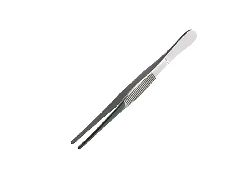 Bürkle pincet recht stomp RVS 10,5 cm