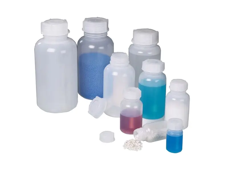 Flacon Bürkle col large LDPE Ø77x158 mm 500 ml transparent