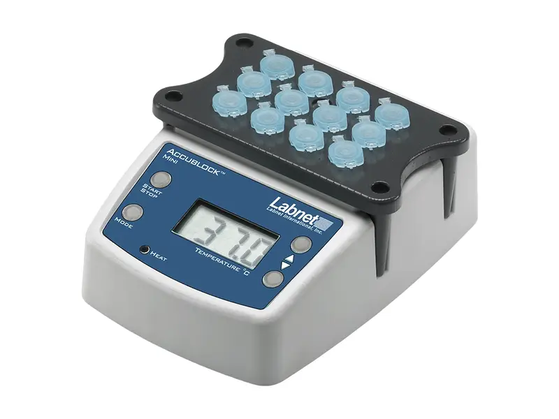 Accublock Mini-Compact Dry Bath digitaal 12 tubes