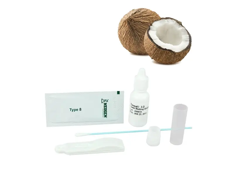 Test rapide d'allergies NEOGEN Reveal 3D à la noix de coco
