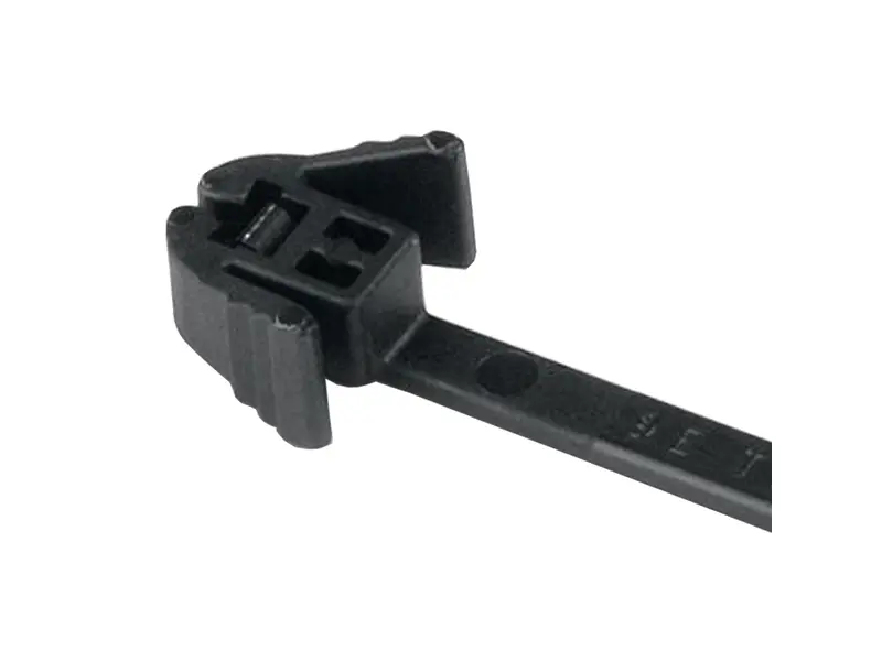 Collier de serrage refermable PA66 300 x 4,8 mm noir