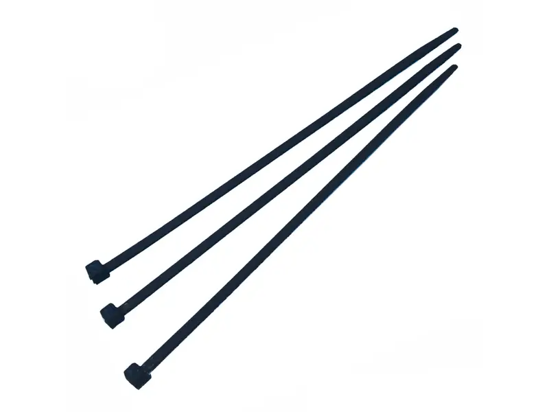 Resealable cable tie PA66 340x7.6 mm black