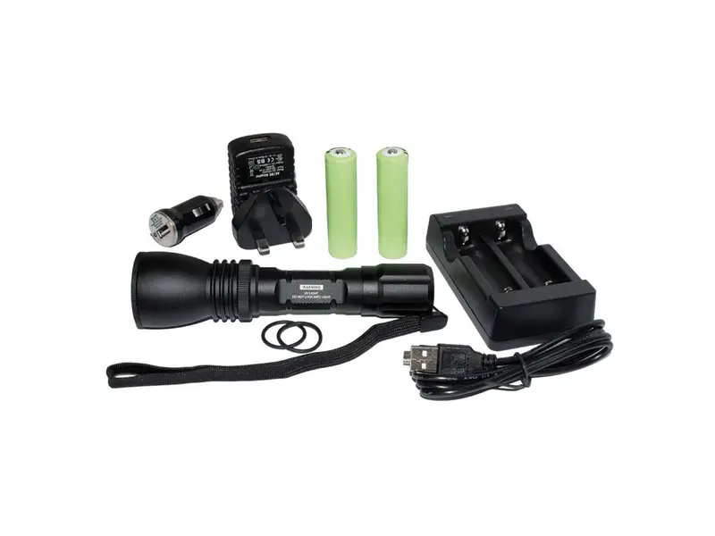 Nightsearcher UV LED 365 flashlight rechargeable ultraviolet 365nm