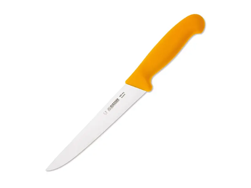 Couteau à lame fixe Giesser 3005, 18 cm, jaune