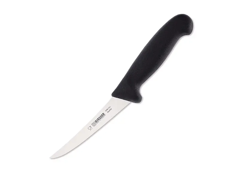 Uitbeenmes semi-flexibel Giesser 2505 lemmet 13 cm zwart