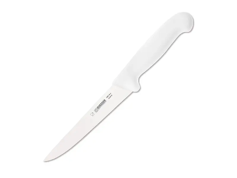 Couteau à lame Giesser 3005, lame de 16 cm, blanc