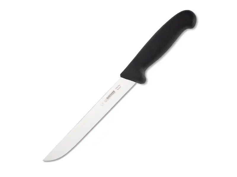 Giesser 3165 boning knife 18 cm blade black