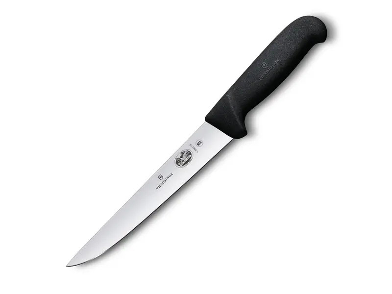 Couteau de poche Victorinox Fibrox 5.5503.18, lame de 18 cm, noir