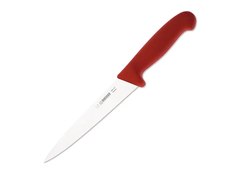 Couteau à lame Giesser 3085 18 cm rouge