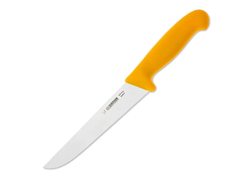 Giesser 4025-18 butcher's knife 18 cm blade yellow