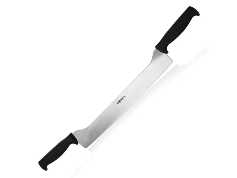 Couteau professionnel Boska à double poignée noir 330 mm
