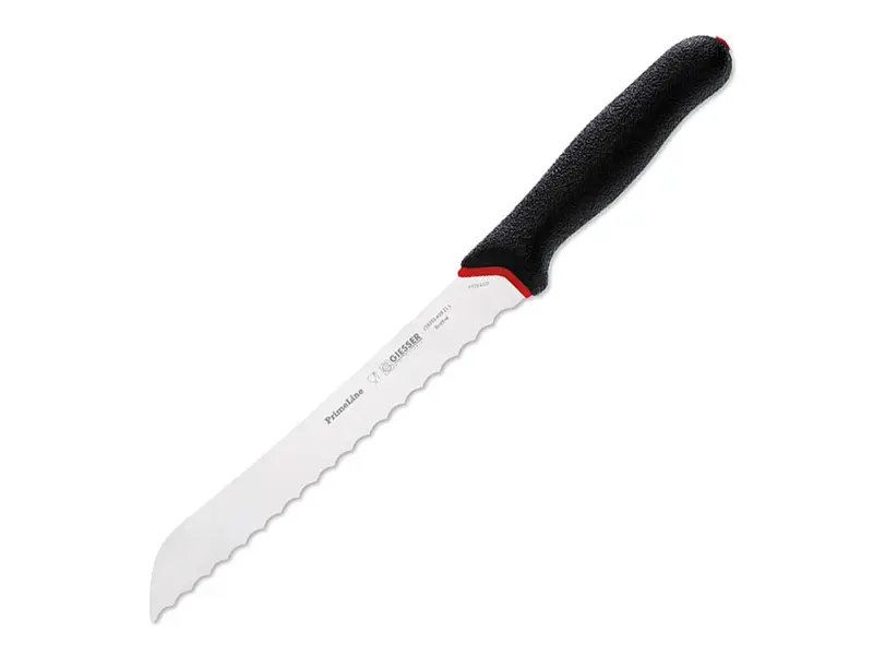 Couteau à pain dentelé noir Giesser 218355 w10 21 PrimeLine 21 cm