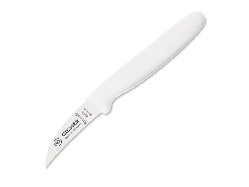Couteau à tourner Giesser 8545 sp, lame de 6 cm, blanc