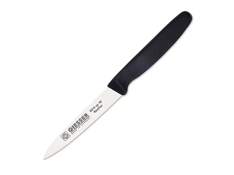 Couteau à légumes Giesser 8315 sp, lame de 10 cm, noir