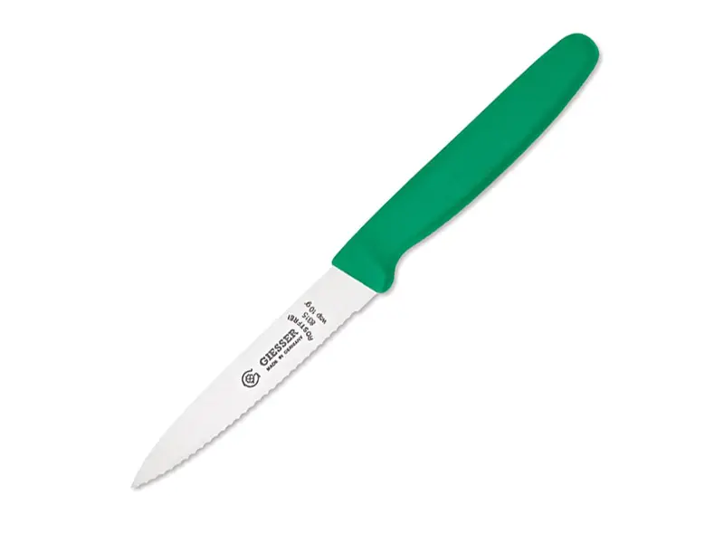 Giesser 8315 wsp serrated vegetable knife 10 10 cm green