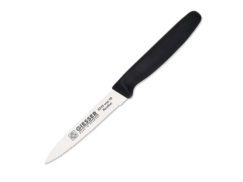 Groentemes gekarteld Giesser 8315 wsp 10 10 cm zwart