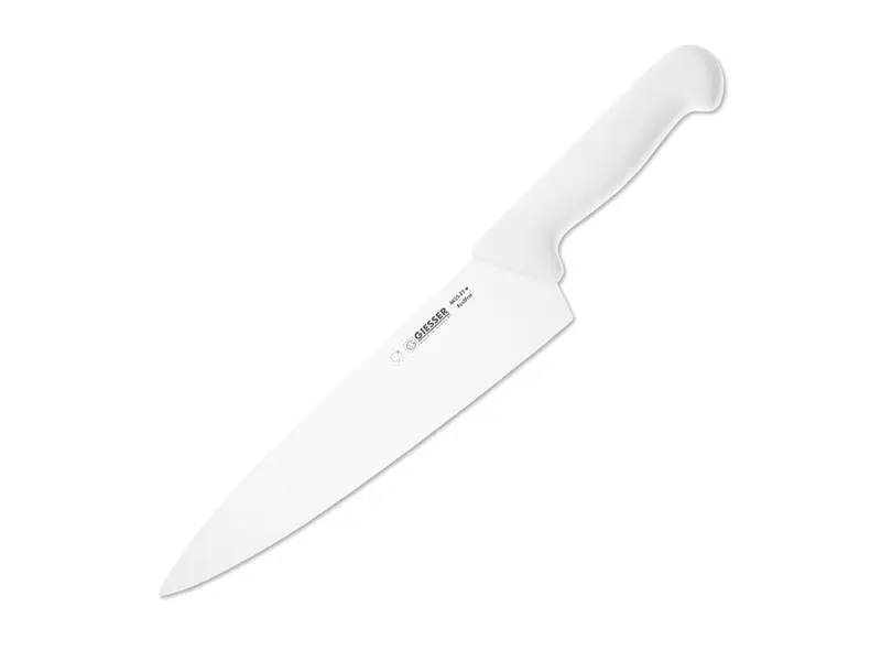 Couteau de chef Giesser 8455, lame de 23 cm, blanc