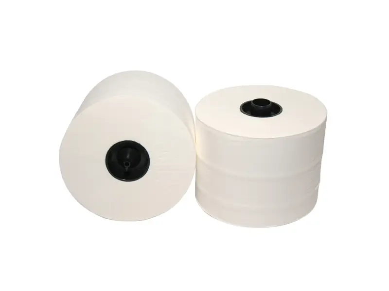 Euro Products toiletpapier met dop 3-laags cellulose 65 meter wit