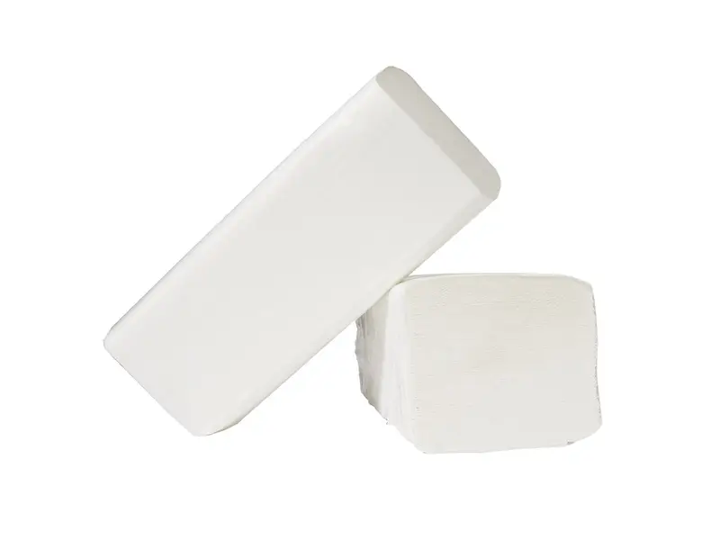 Euro Products handdoekpapier Z-vouw cellulose flushable 2-laags 215x250 mm wit