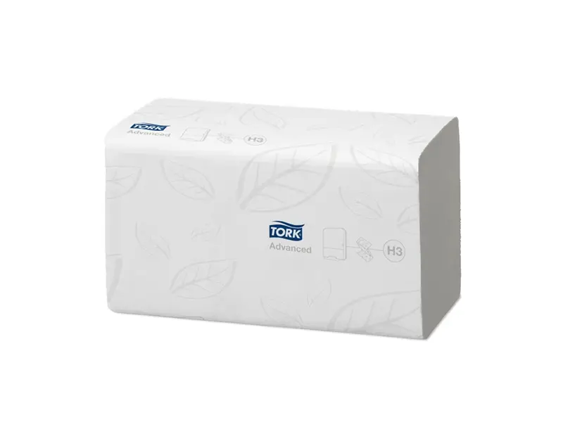 Tork soluble paper towels Z-fold H3 2-ply white
