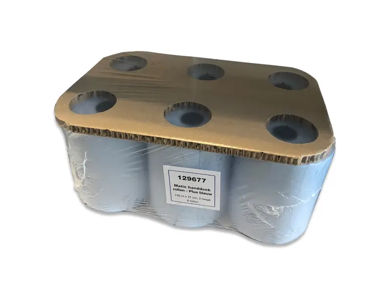 Euro Products Matic Plus paper towel roll with cap cellulose 2-ply 150 meters blue