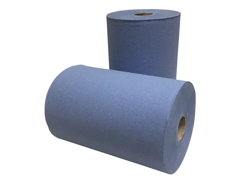 Euro Products cellulose glued paper towel roll 3-ply 80 meters blue