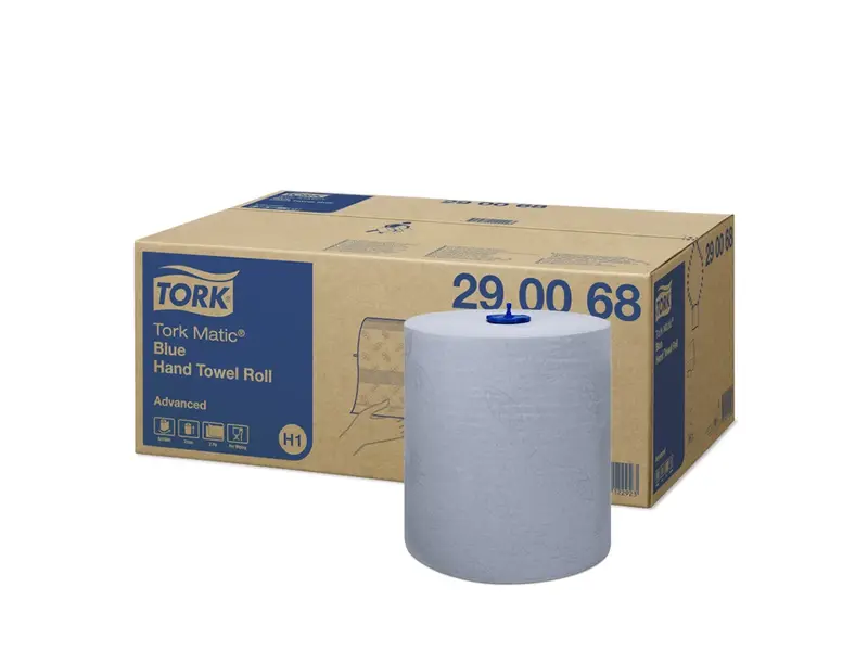 Tork Matic paper towel roll Advanced 2-ply H1 blue