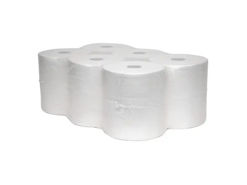 Euro Products handdoekrol cellulose 2-laags 140 meter wit