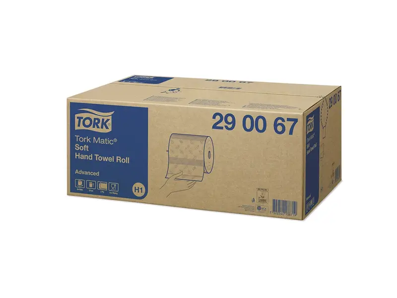 Tork Matic handdoekrol zacht Advanced 2-laags H1 wit