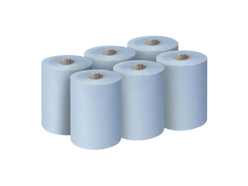 Rouleau d'essuie-tout Kimberly-Clark Scott 6696, 1 pli, 190 mètres, bleu
