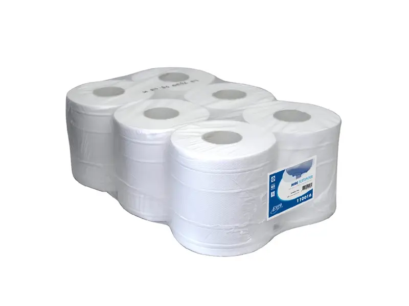 Euro Products poetspapier midi 2-laags cellulose verlijmd 160 meter wit