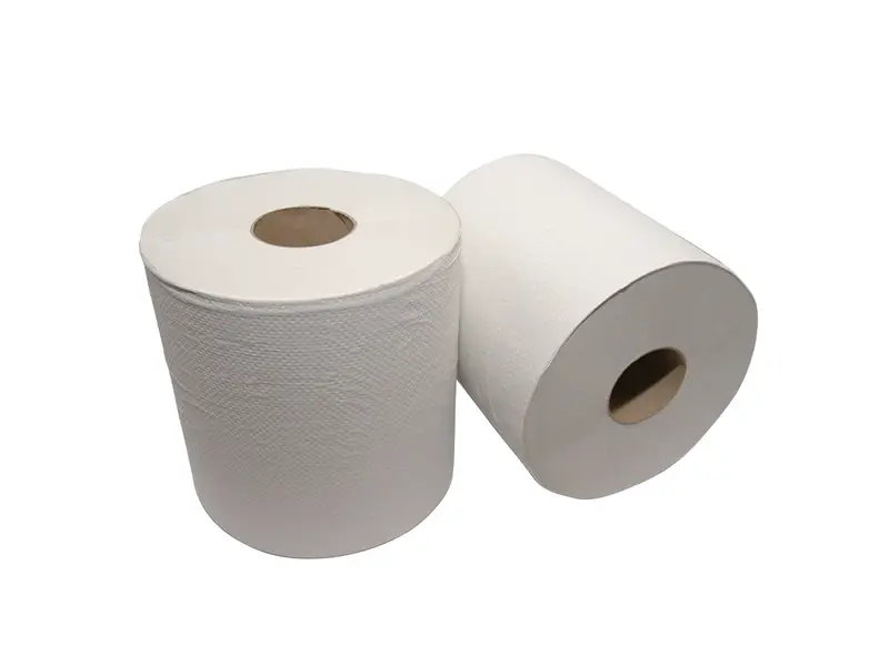 Euro Products poetspapier midi 1-laags recycled 300 meter wit