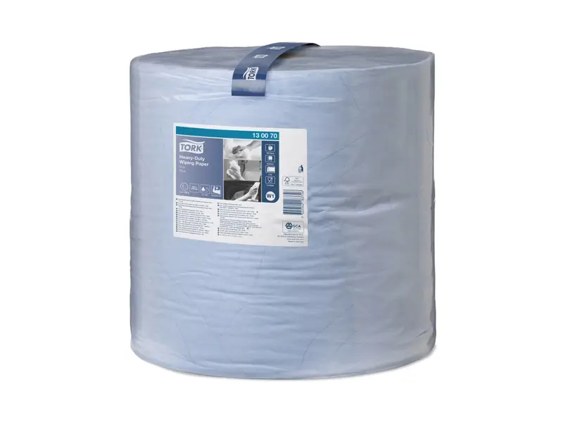 Tork cleaning paper industrial roll Heavy-Duty W1 2-ply 340 meters blue