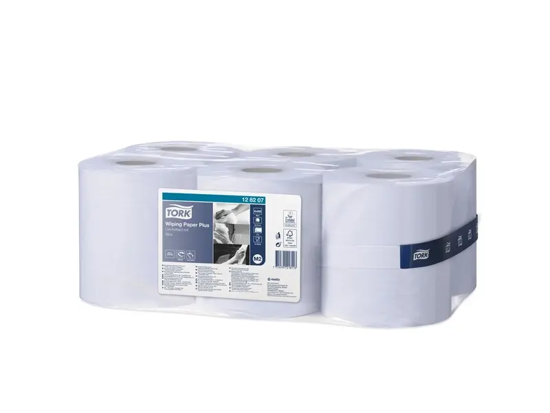 Tork Wiping Plus Centerfeed M2 poetspapier midi 2-laags blauw