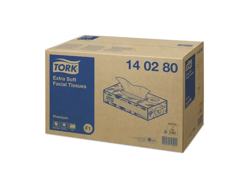 Mouchoirs en papier Tork extra doux 2 plis F1 blancs