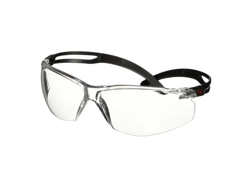 3M SecureFit 500 serie SF501AF-BLK veiligheidsbril polycarbonaat helder