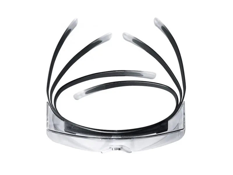 Uvex Super OTG 9169065 over-the-glasses polycarbonate clear blue