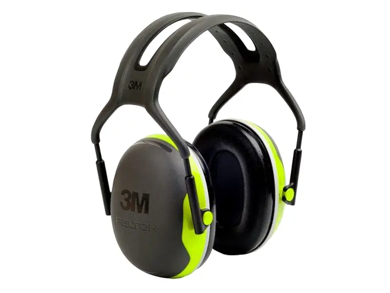 3M Peltor X4A Hi-Vis earmuffs with headband