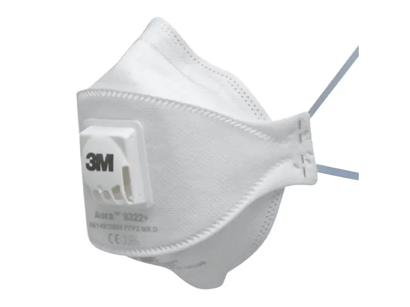 3M Aura 9322+ folding dust mask FFP2 with exhalation valve